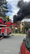 Brand Werkstatt und Wohngebäude