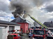 Brand Werkstatt und Wohngebäude