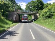Verkehrsunfall mit eingeklemmter Person