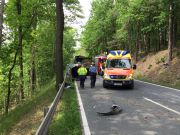 Verkehrsunfall mit eingeklemmter Person