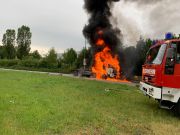 Brand LKW