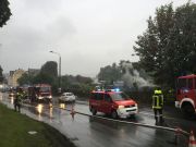 Brand - Gartenlaube