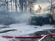 Brand LKW